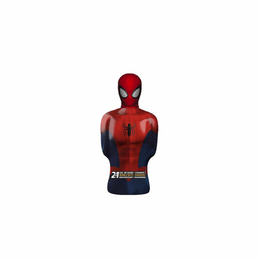Gel de dus si sampon 2 in 1, Figurina Spiderman 3D, Baieti,350 ml