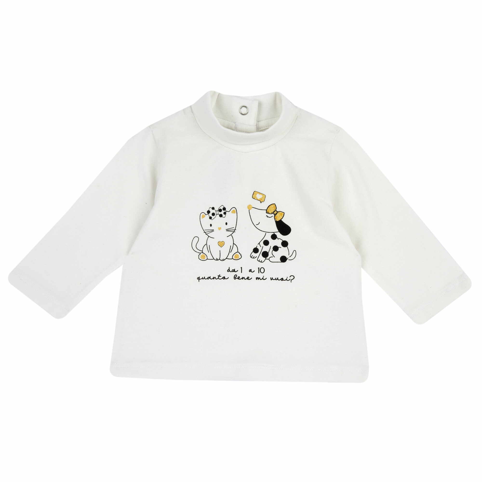 Bluza copii Chicco, alb, 01988-65MFCO