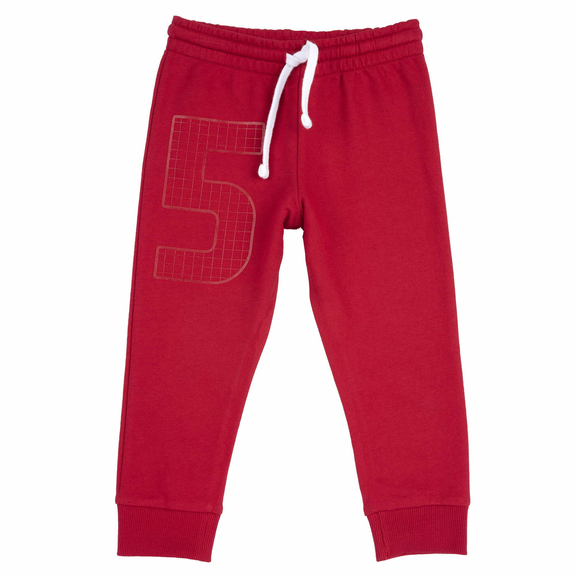 Pantaloni lungi copii Chicco, rosu, 08871-65CLT