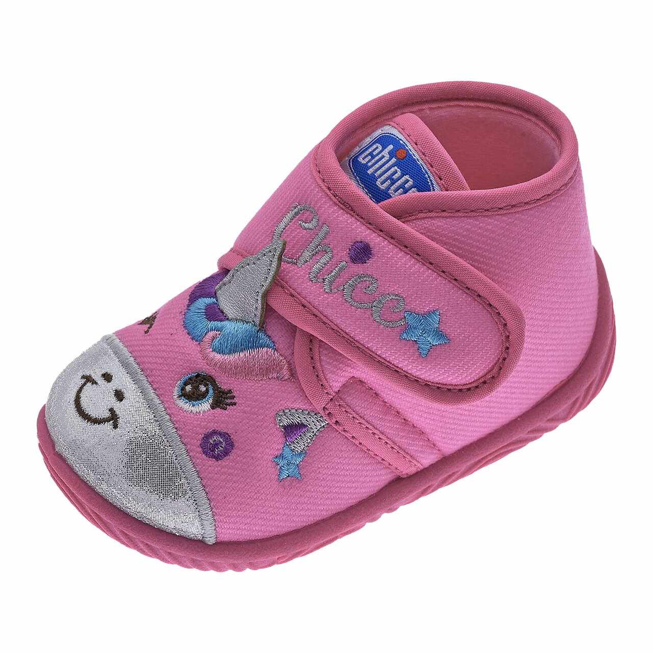 Pantofi de casa pentru copii Chicco Tetris, roz, 70054-65P