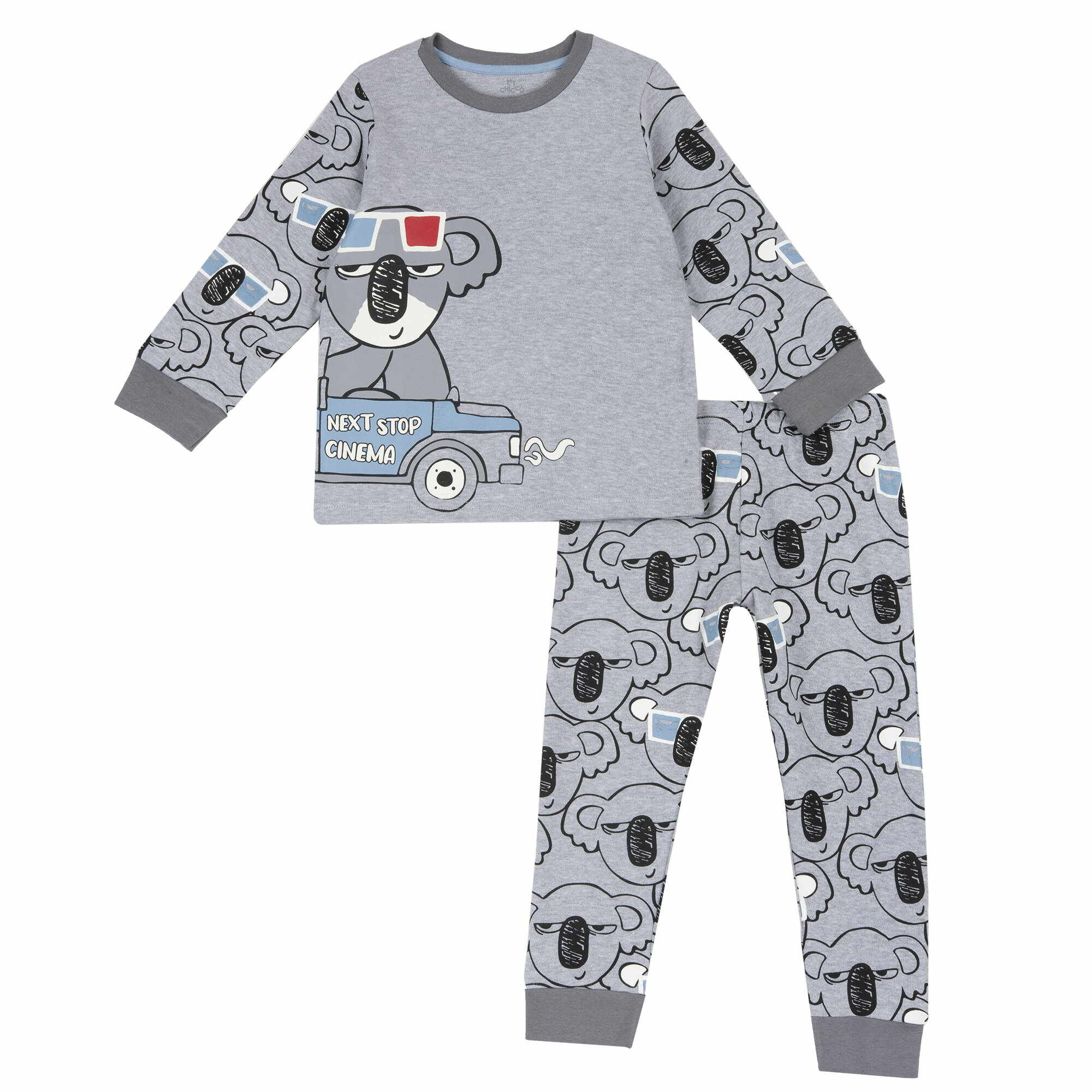Pijama copii Chicco, gri, 31459-65MC