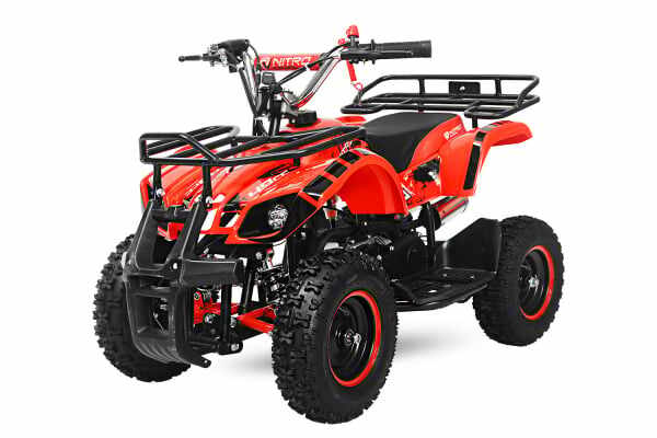 ATV electric pentru copii NITRO Torino Quad 1000W 36V, culoare Rosie