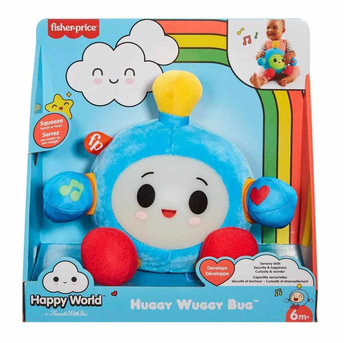 Gandacel interactiv din plus Fisher Price Huggy Wuggy Bug