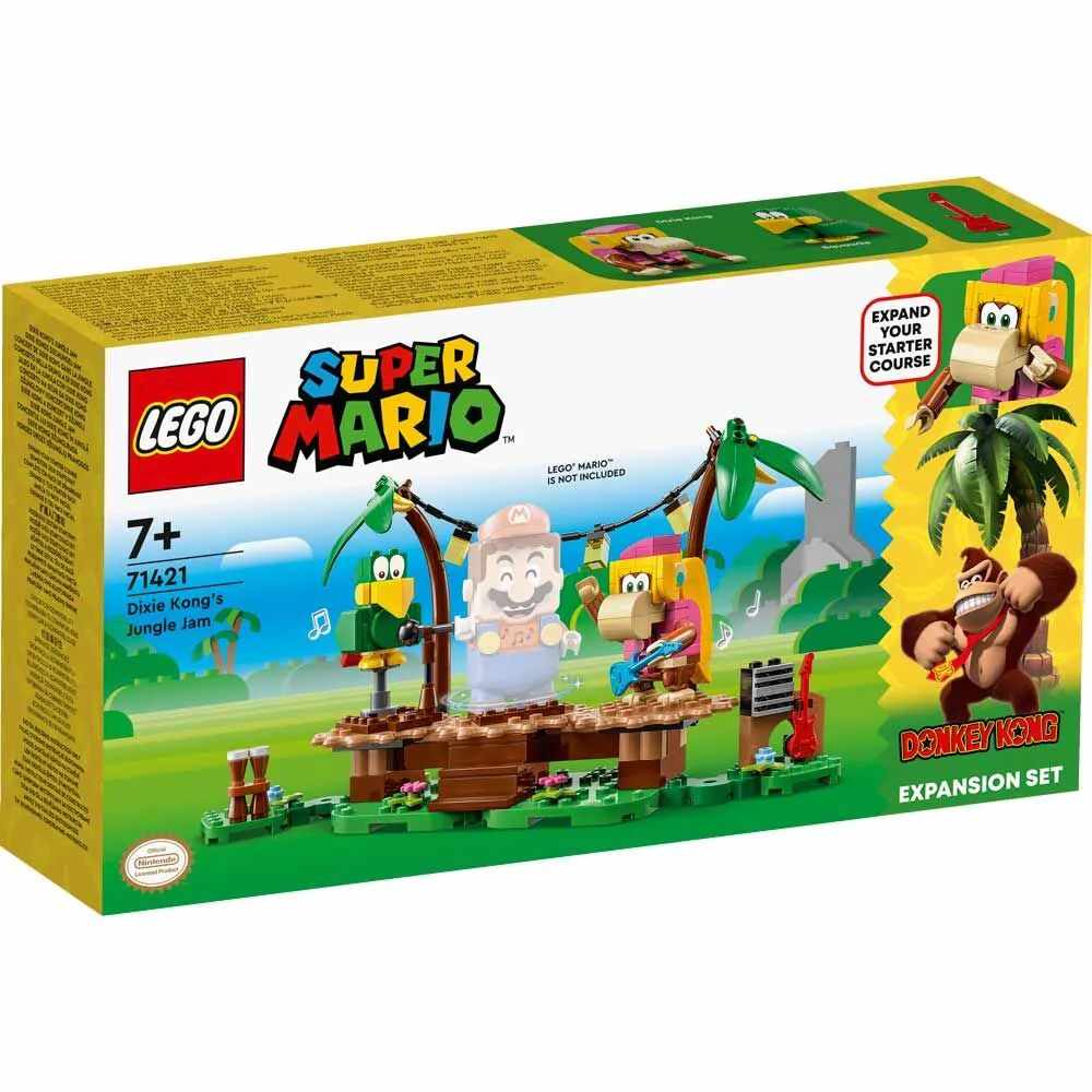 Lego Super Mario Set de extindere - Concertul lui Dixie Kong in jungla 71421