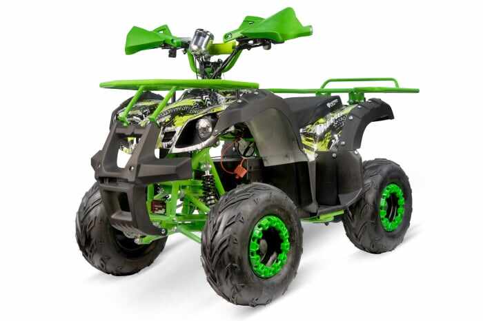 ATV electric Eco Toronto 1000W 48V 20Ah, roti 7 inch, culoare Verde Camuflaj