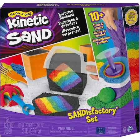 Joc de constructie, nisip kinetic - Sandisfactory | Spin Master