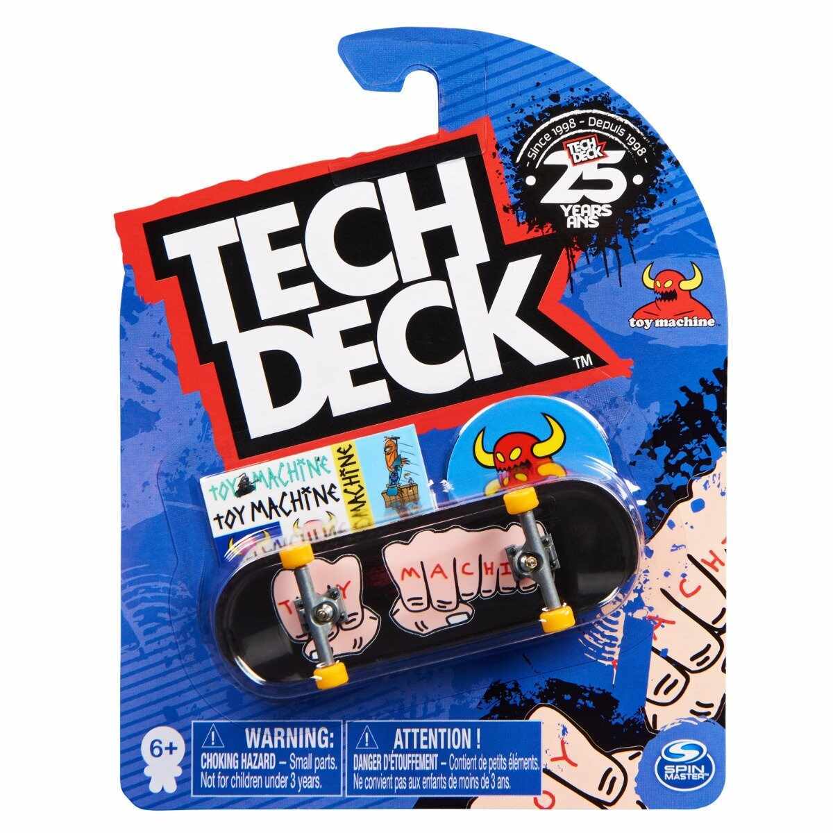 Mini placa skateboard Tech Deck, Toy Machine, 20141349