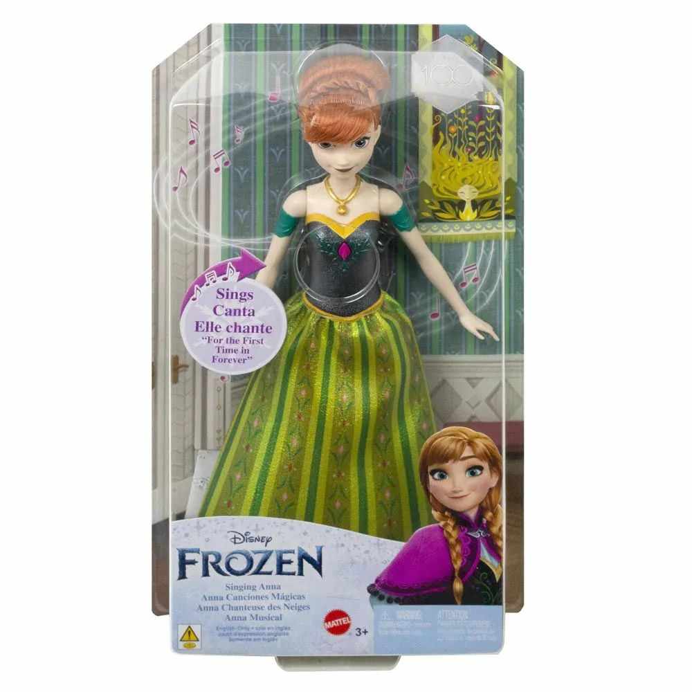 Papusa Frozen Fashion Doll Anna cantand