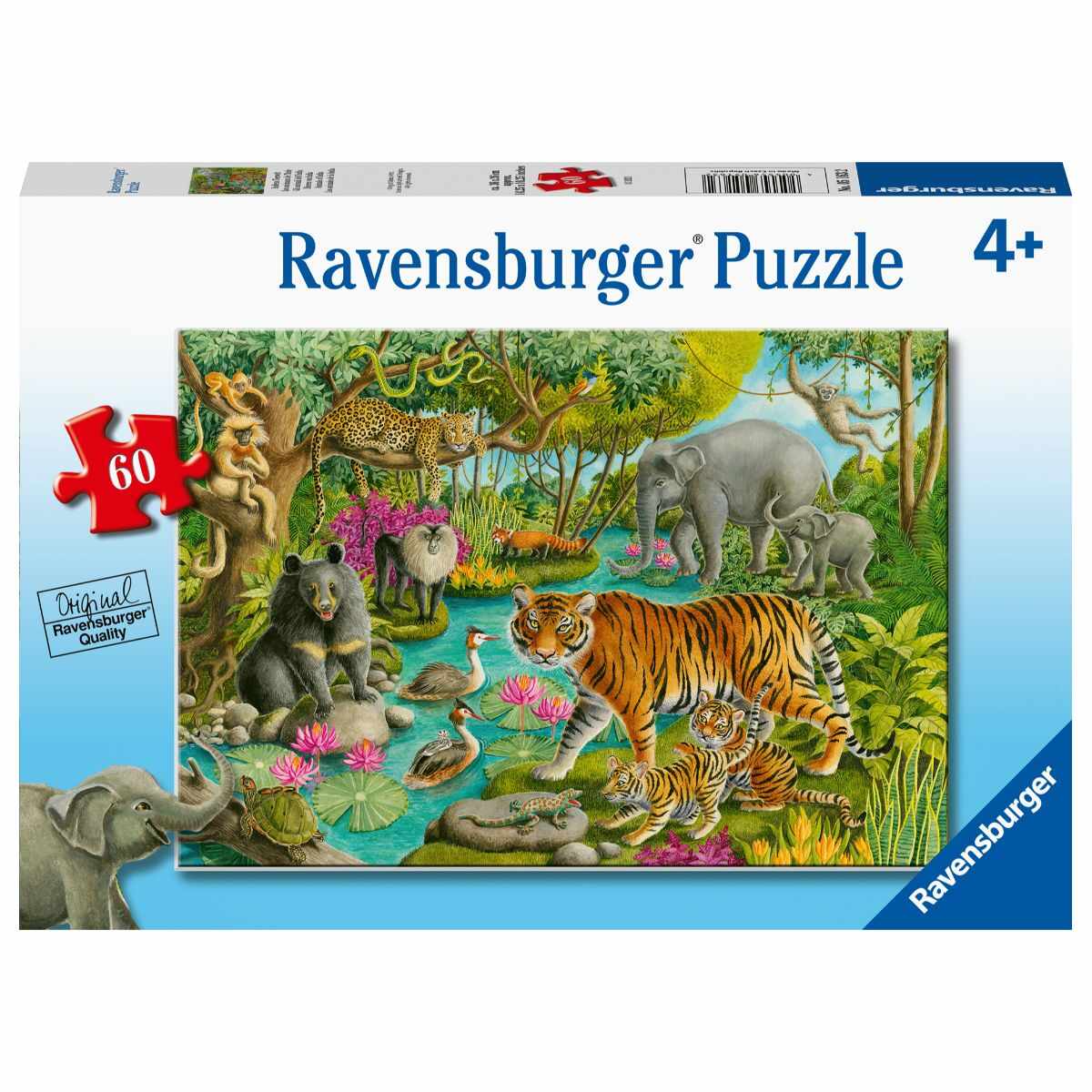 Puzzle 60 piese - Padure in India | Ravensburger