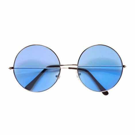 Ochelari anii 70 albastri - marimea 158 cm