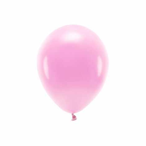 Baloane latex eco pastel roz 30 cm 10 buc