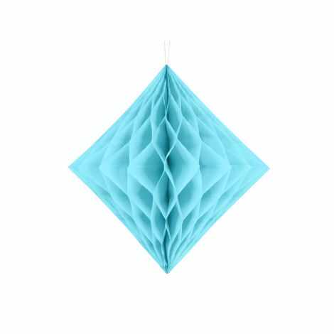 Honeycomb diamant albastru deschis 30 cm