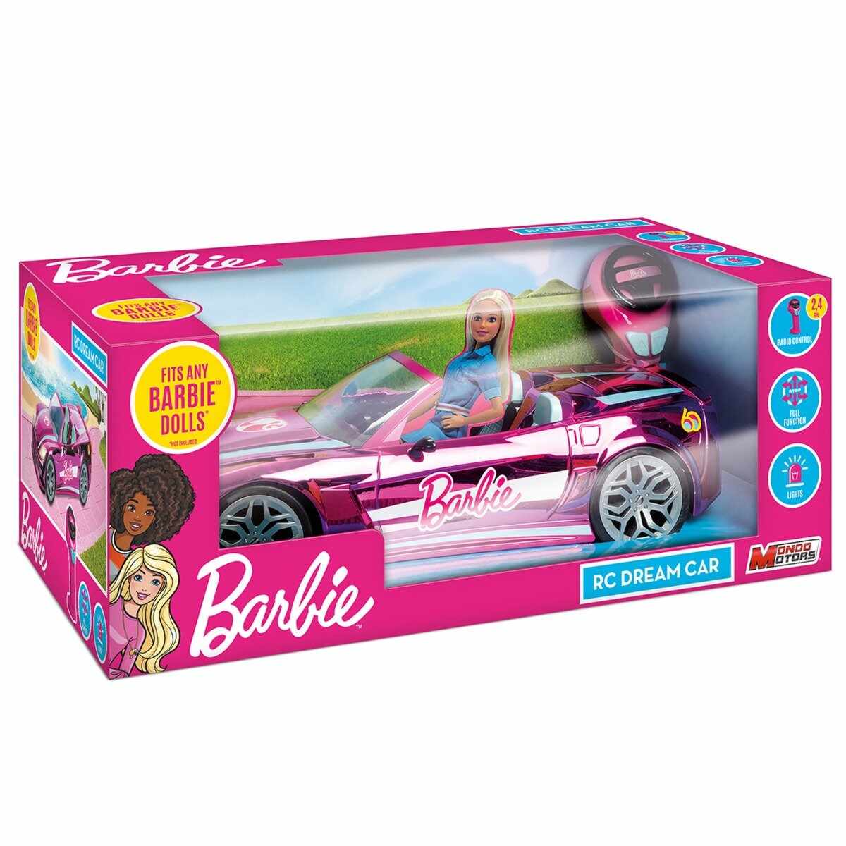 Masina cu telecomanda Barbie Dream Car