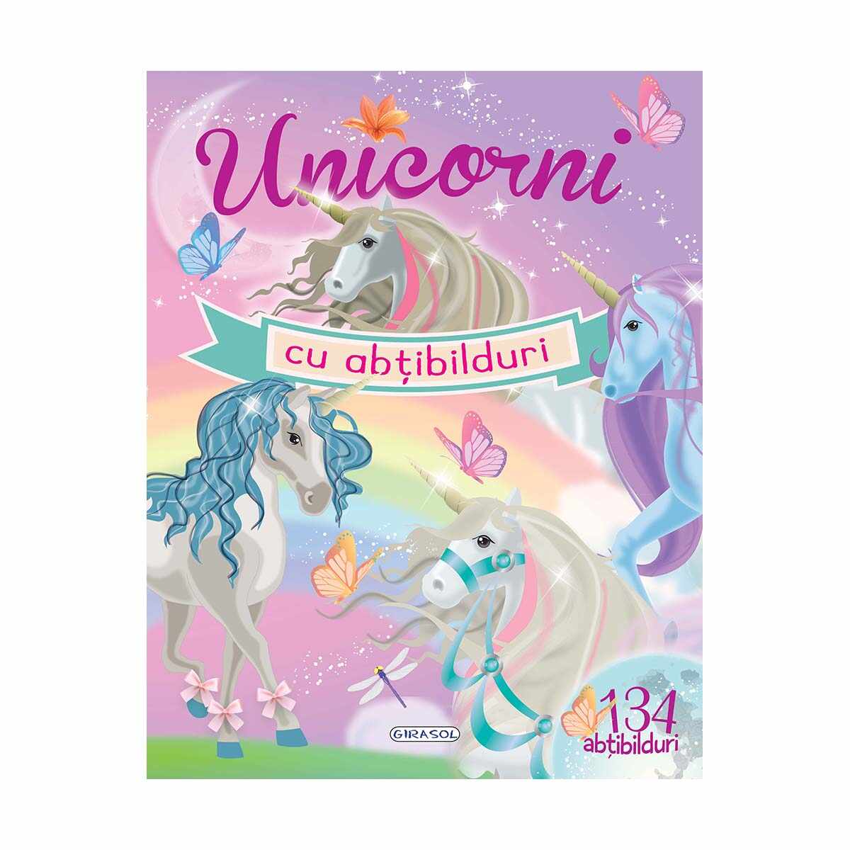 Carte Editura Girasol, Unicorni cu abtibilduri