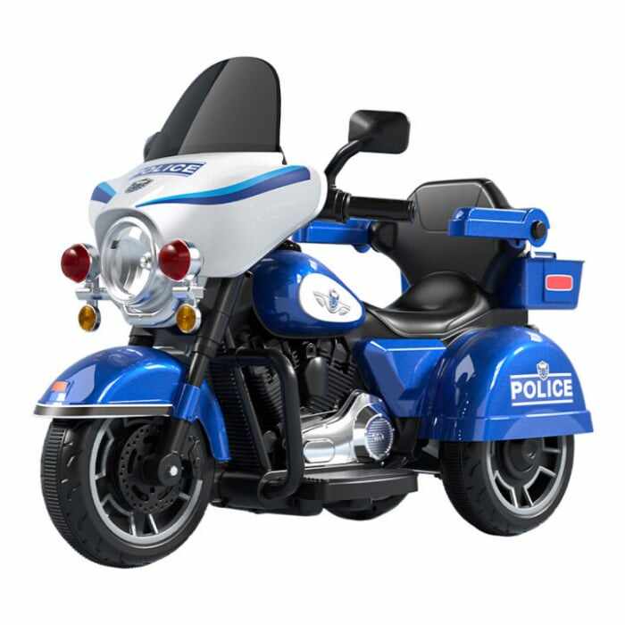 Motocicleta electrica cu telecomanda, Kinderauto BJLT609 50W 6V 7ah, albastra