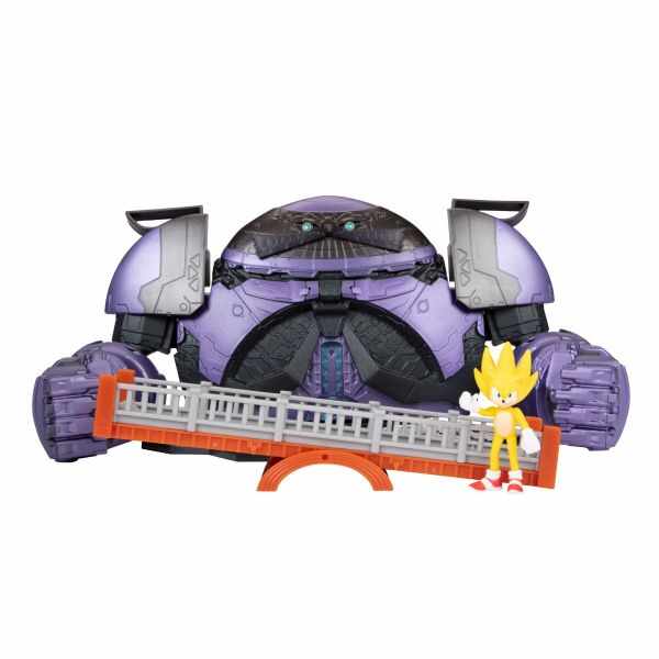 Set de joaca Ariciul Sonic Movie 2 Robotul Gigant Eggman cu figurina 6 cm