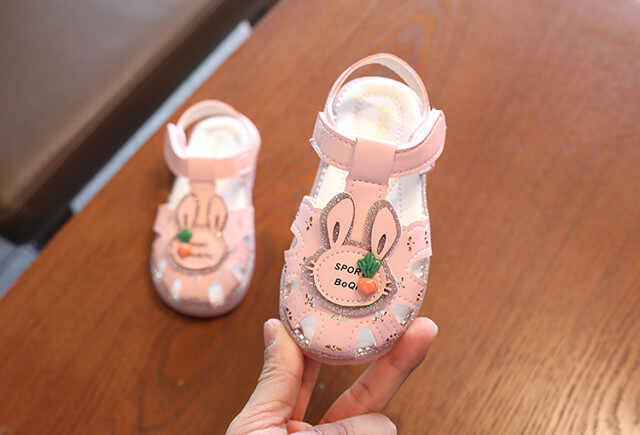 Sandale roz - Carrot bunny