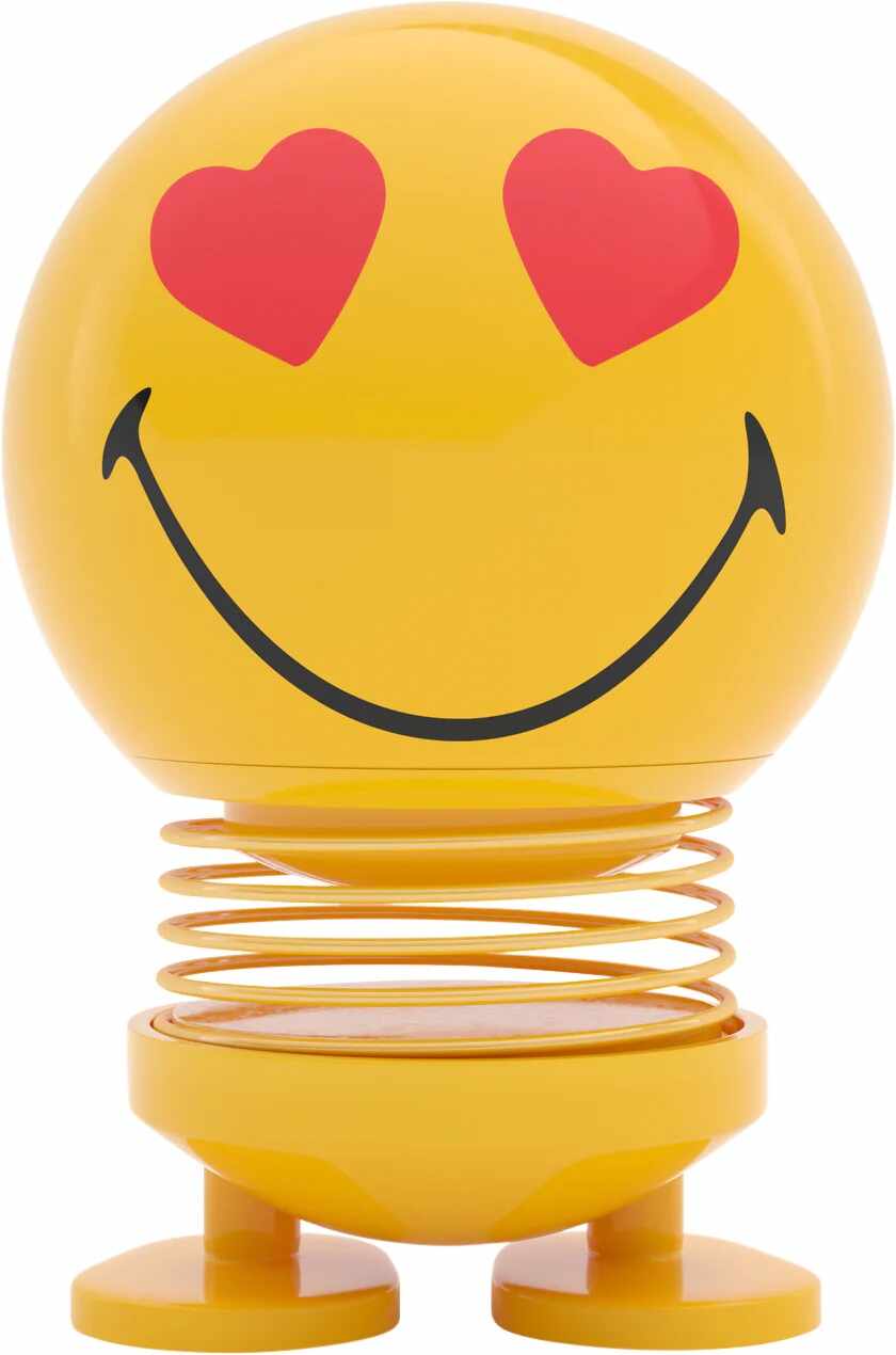 Figurina - Small - Smiley Love - Yellow | Hoptimist