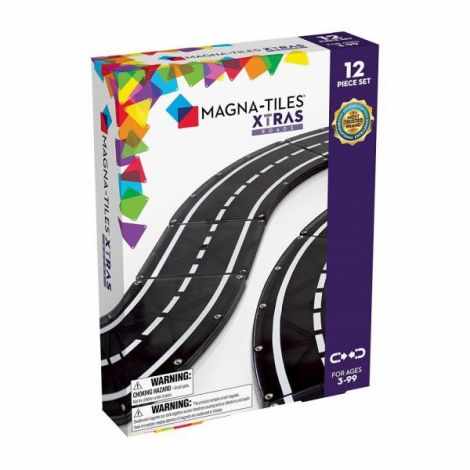 MAGNA-TILES XTRAS Roads, extensie 12 piese