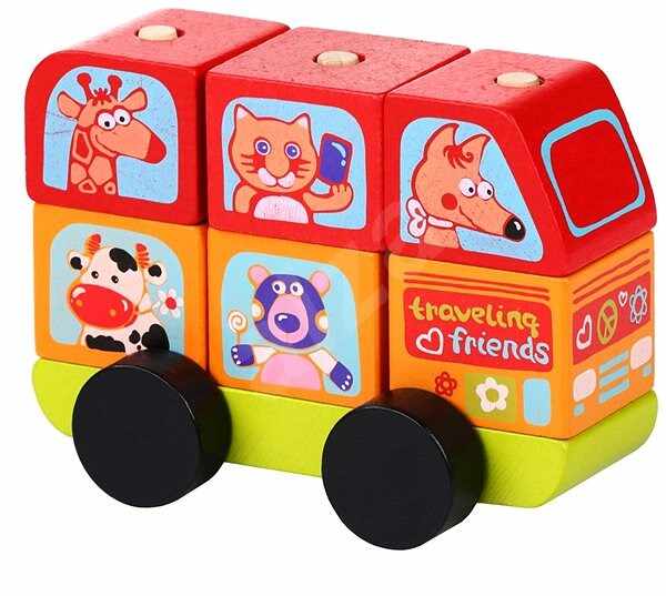 Jucarie din lemn - Mini Bus | Cubika