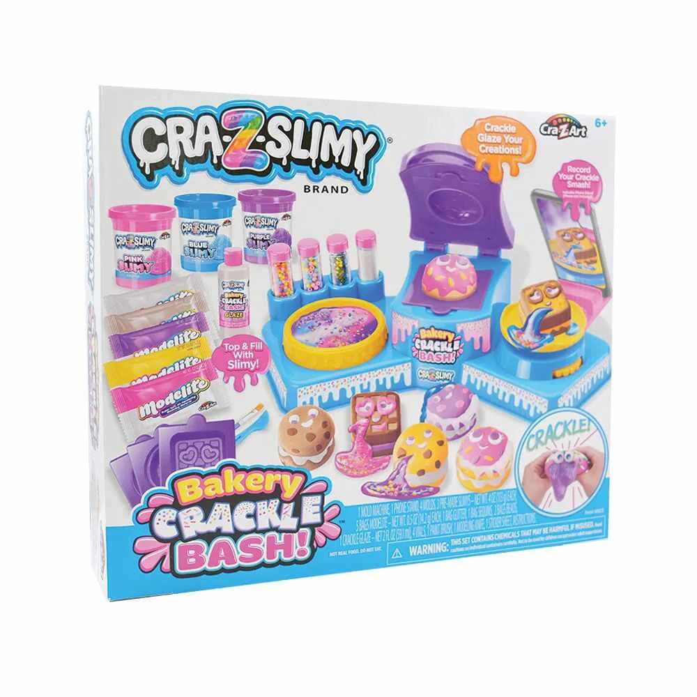 Set creativ produse patiserie cu slime CrazArt Bakery Cracle Bash Cra-Z-Slimy 60028