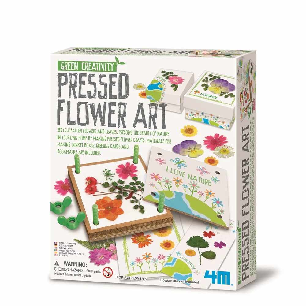 Kit creativ - Presa pentru flori si frunze - Green Creativity | 4M