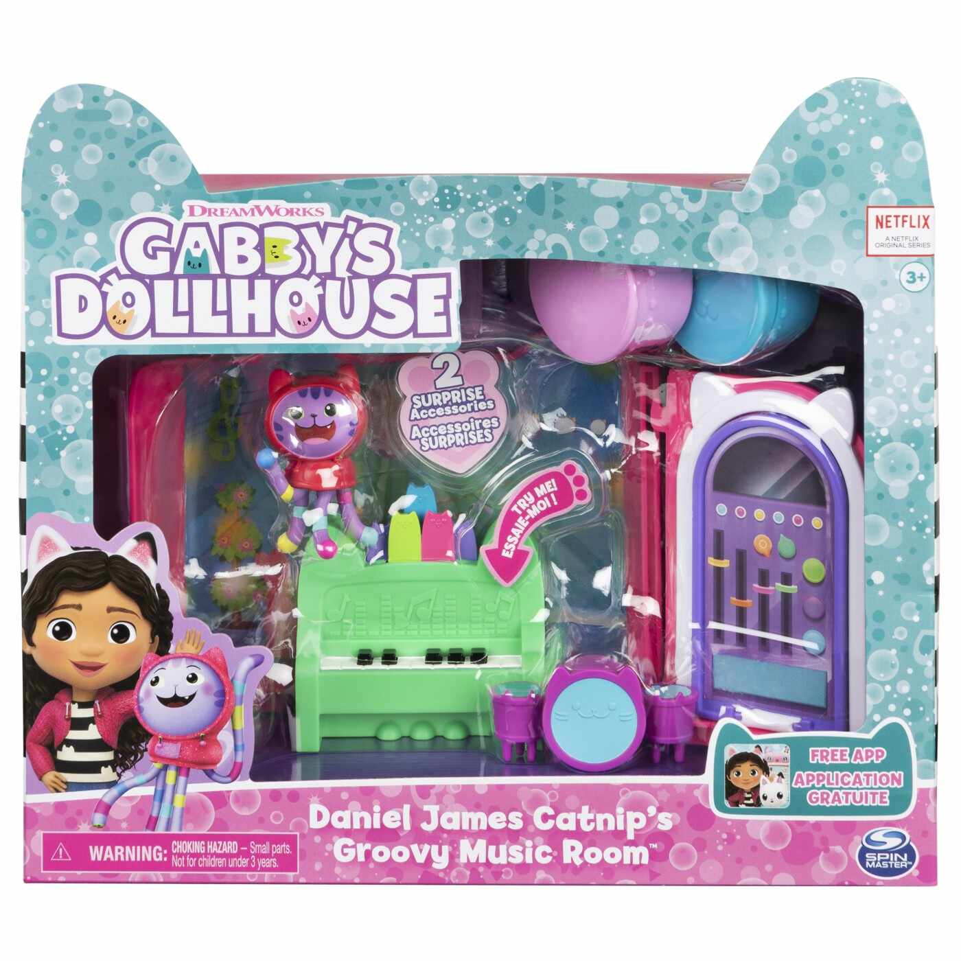 Casa de papusi - Gabby`s Doll House - Camera deluxe a lui Daniel James | Spin Master