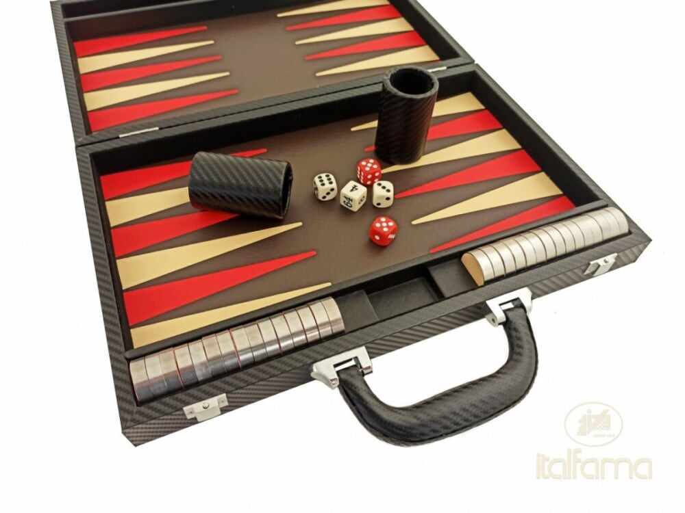 Joc table backgammon imitatie piele Italfama