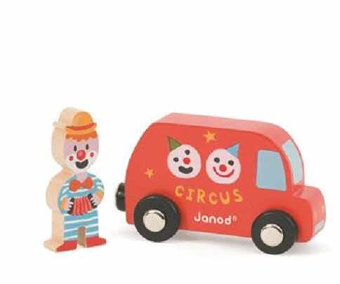 Jucarie - Clown & Transporter | Janod