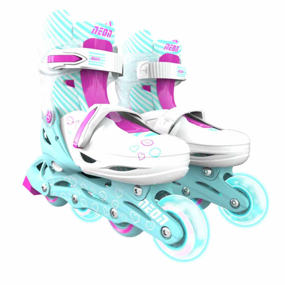 Role Neon Inline Skates marime 34-37 Teal Pink