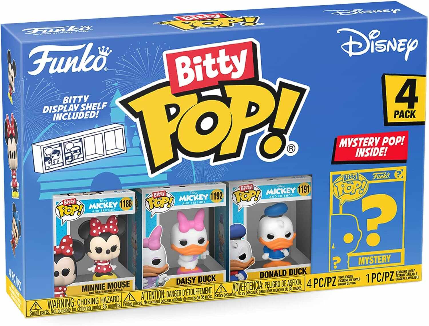 Set 4 figurine - Disney - Minnie Mouse, Daisy Duck, Donald Duck | Funko