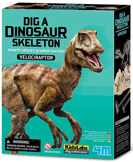 Set de joaca - Sapa si descopera dinozauri - Velociraptor | 4M