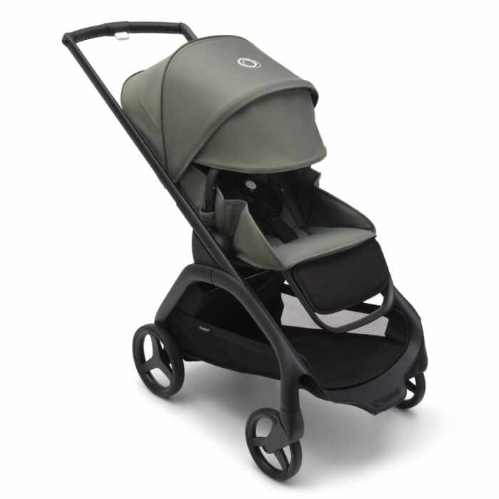 Carucior Bugaboo Dragonfly 2 in 1 Black Forest Green