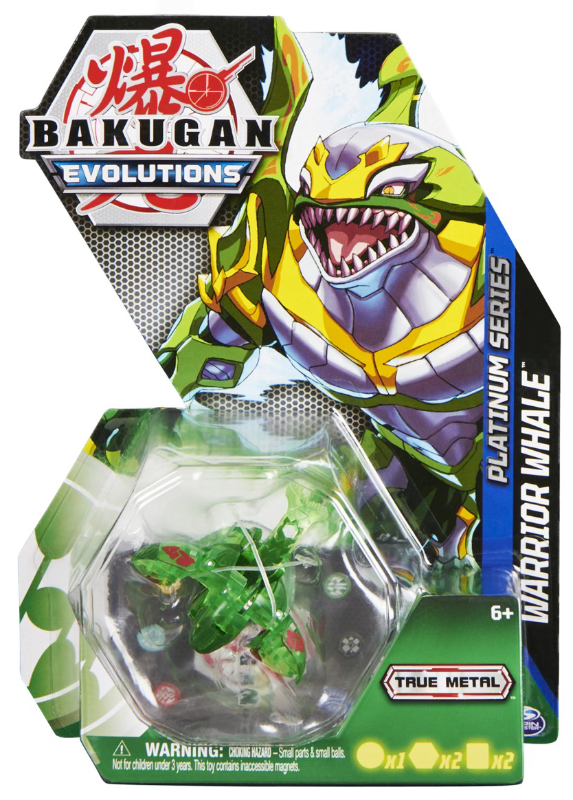 Jucarie - Bakugan Evolutions S4 - Metalica Warrior Whale | Spin Master