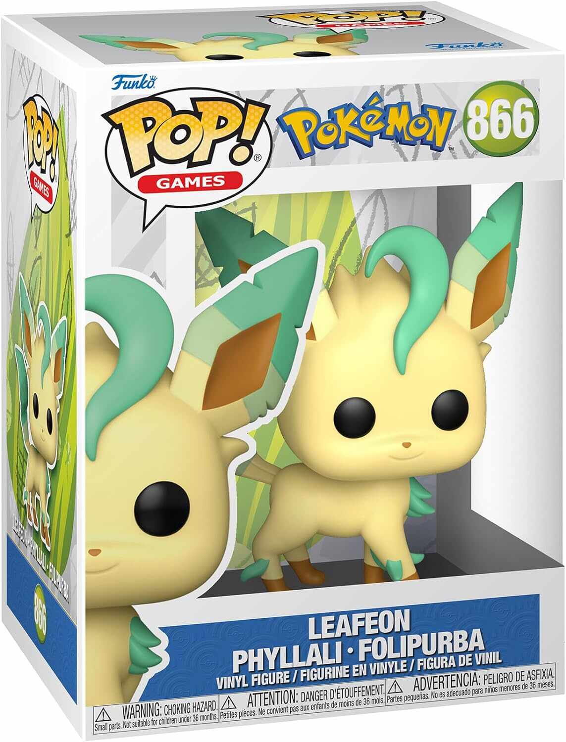 Figurina - Pop! Games - Pokemon - Leafeon | Funko