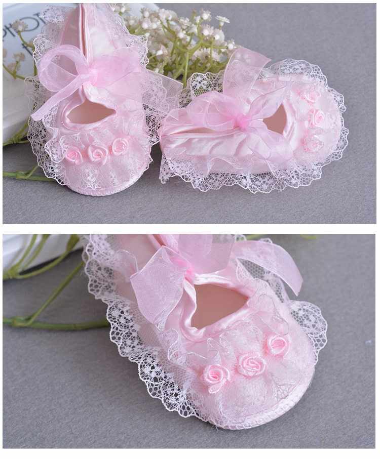 Papuci Bebe Rose Roz - 12 cm