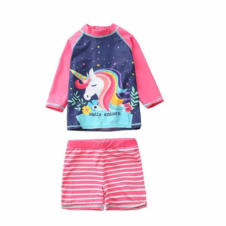 Costum de Baie Copii Unicorn - 18-24 luni