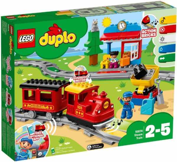 LEGO® DUPLO® - Trenulet cu aburi (10874)