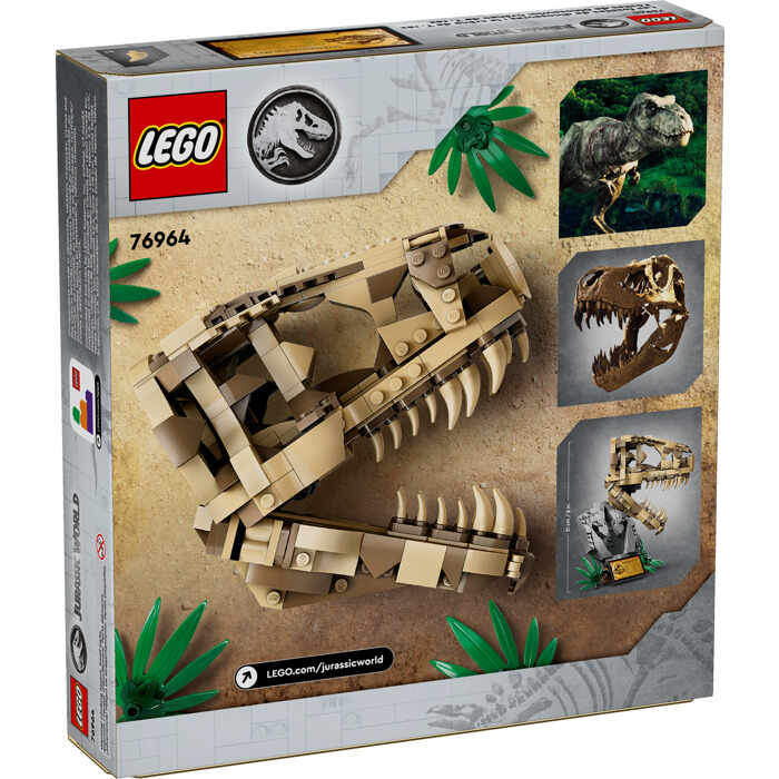 LEGO Jurassic World - Fosile de dinozaur - Craniu de T.rex (76964) | LEGO