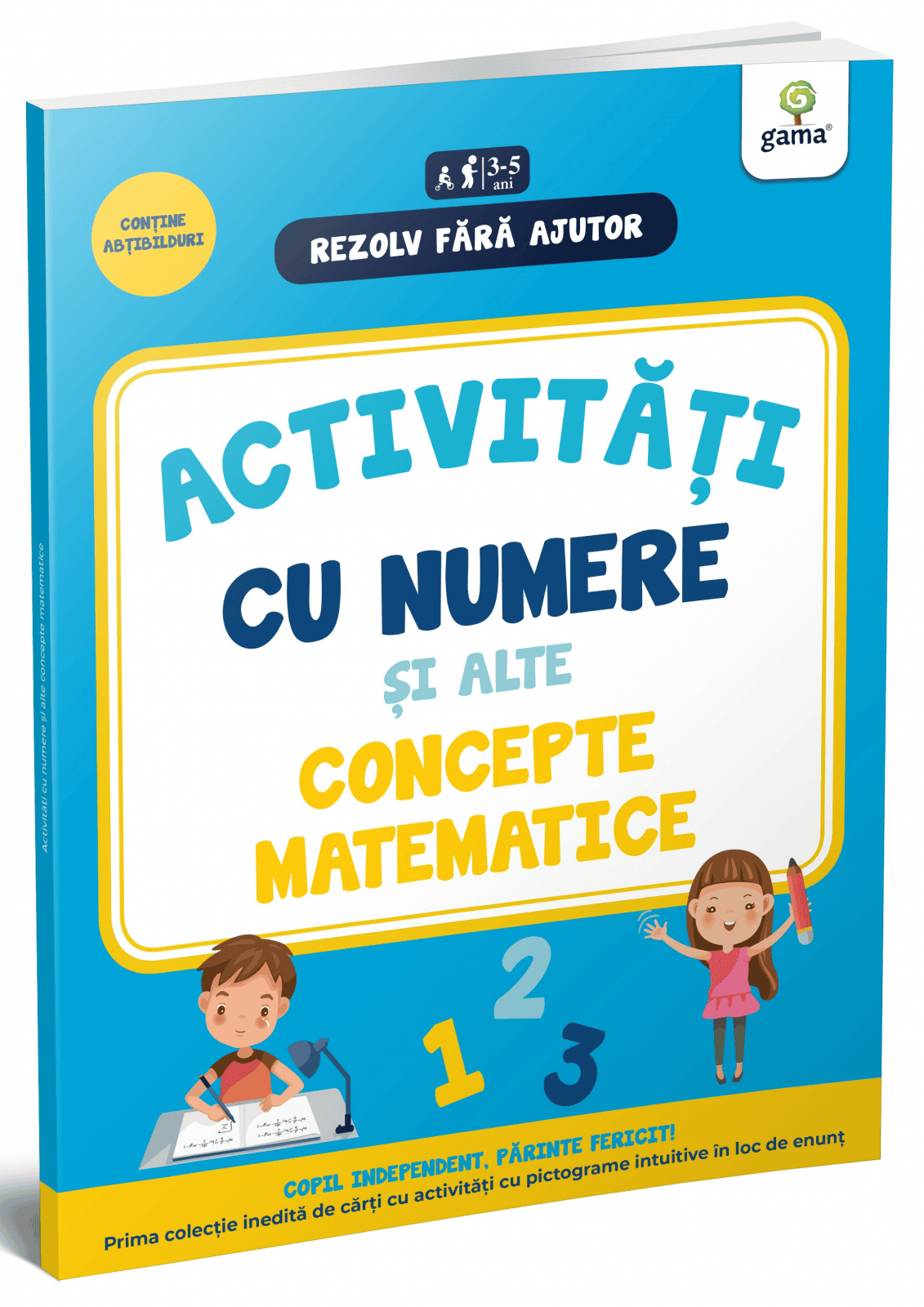 Activitati cu numere si alte concepte matematice, Editura Gama, 2-3 ani +