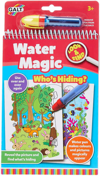 Water Magic: Carte de colorat Who s Hiding?, Galt, 2-3 ani +