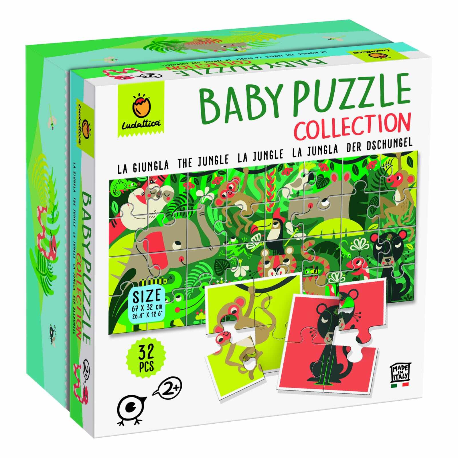 Baby Puzzle - Jungla +2 Ani, 32 piese