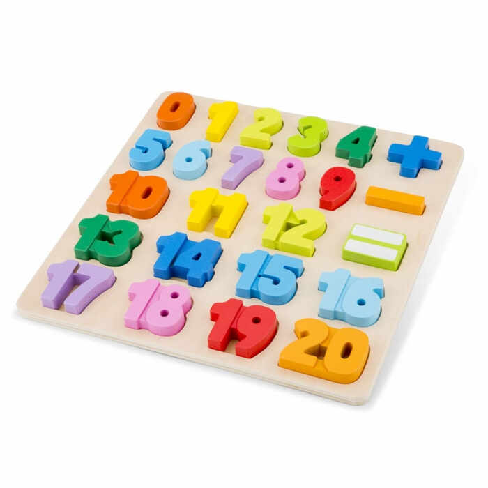 Puzzle Numere, New Classic Toys, 2-3 ani +