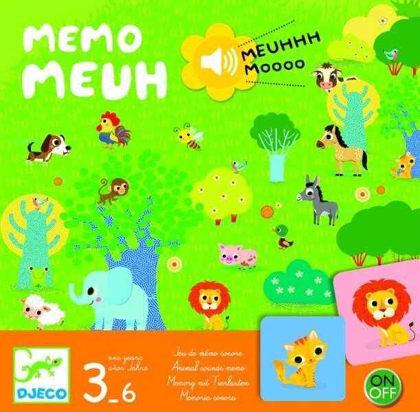 Joc Djeco cu sunete Memo Meuh, 2-3 ani +