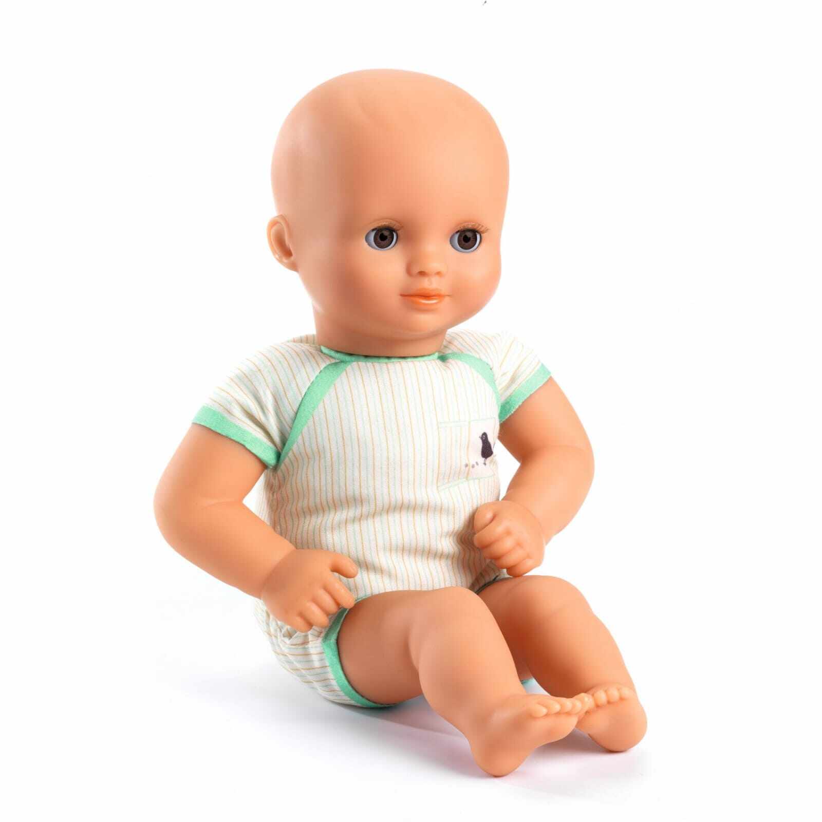 Bebelus cu body verde, Djeco, 0-1 ani +