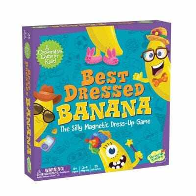 Joc magnetic Imbraca banana Best, 2-4 jucatori, MindWare, + 4 ani