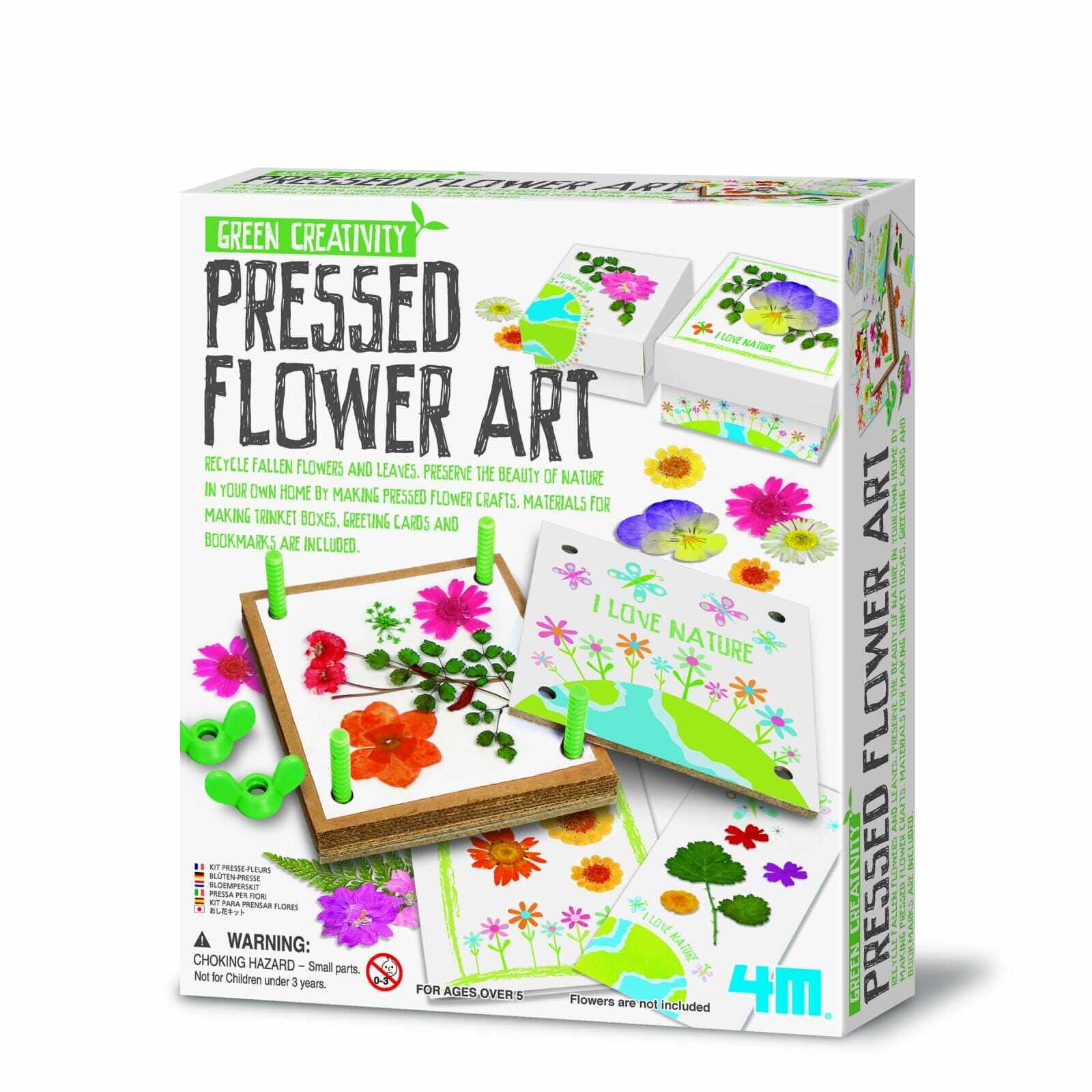 Kit creativ - Presa pentru flori si frunze, Green Creativity, + 5 ani