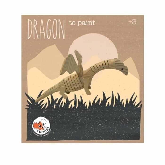 Set de pictat Dragon, Egmont toys, 4-5 ani +