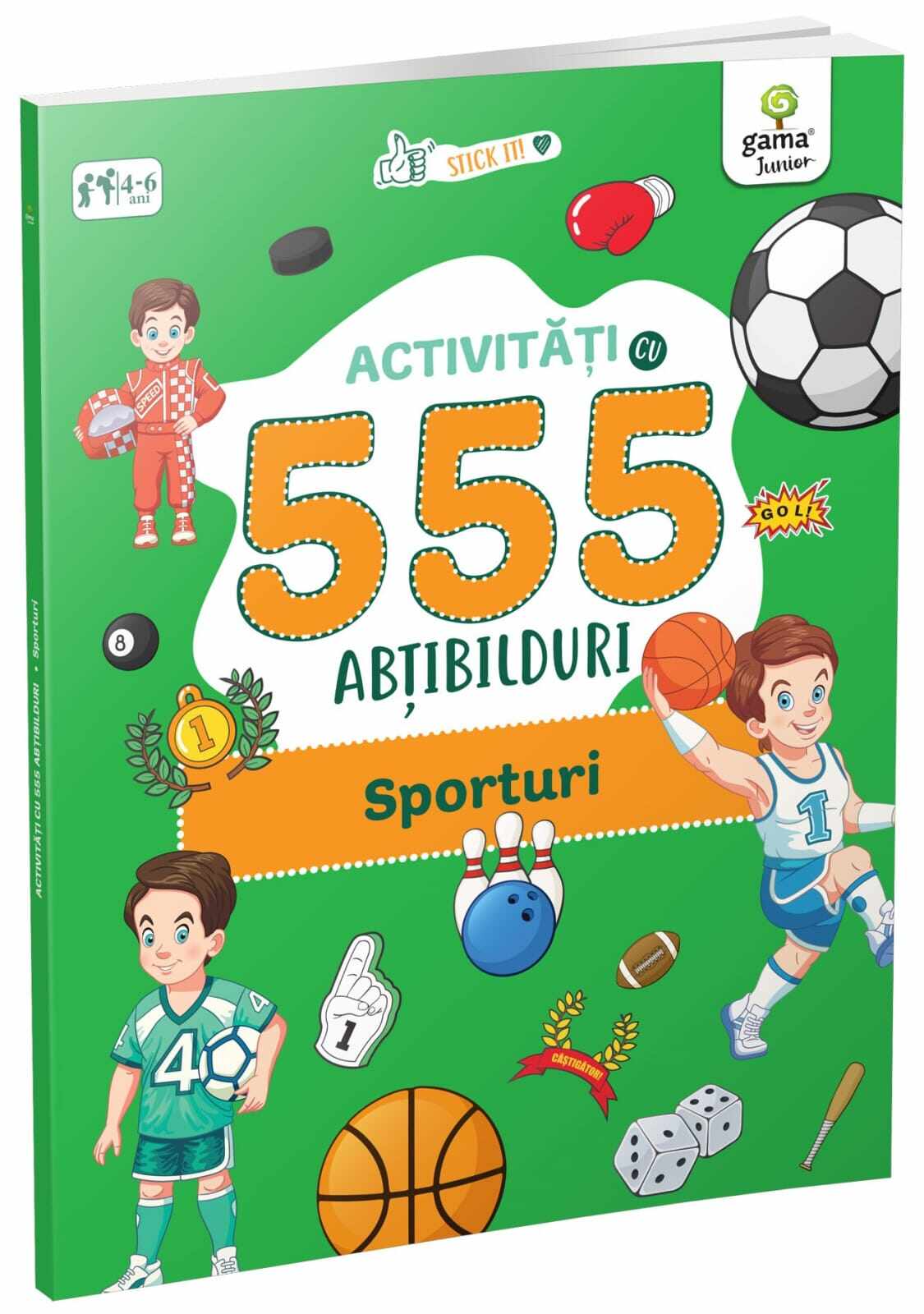 Sporturi, Editura Gama, 4-5 ani +
