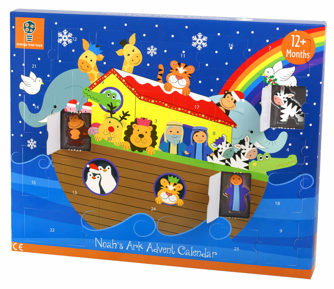 Arca lui Noe, Calendar de Advent Orange Tree Toys, 12 luni+